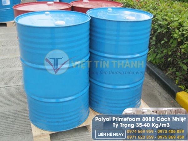 Polyol Primefoam 8080 tỷ trọng 40-45 Kg/m3
