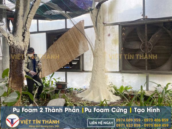 pu foam cứng 2 thành phần tạo sản phẩm