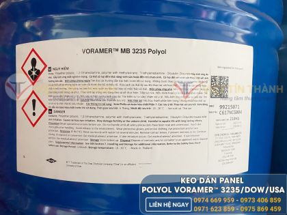KEO DÁN PANEL POLYOL VORAMER™ 3235/DOW/USA - VIỆT TÍN THÀNH