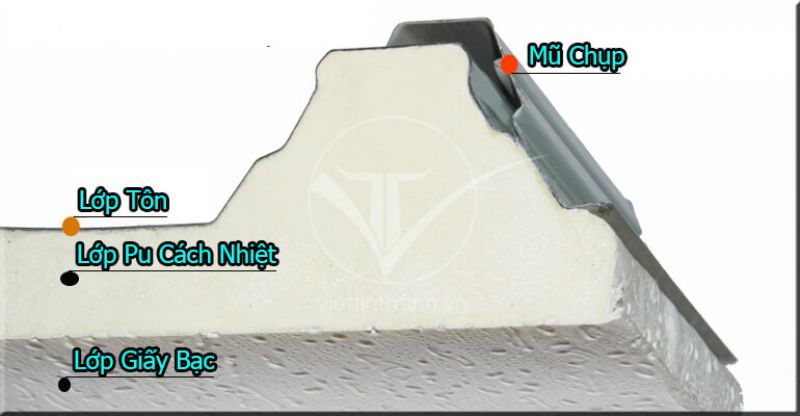 Tôn cách nhiệt chống nóng Pu