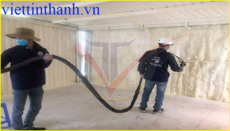 phun foam pu cách âm cách nhiệt