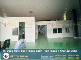 tấm panel tôn xốp eps phòng sạch xưởng sản xuất