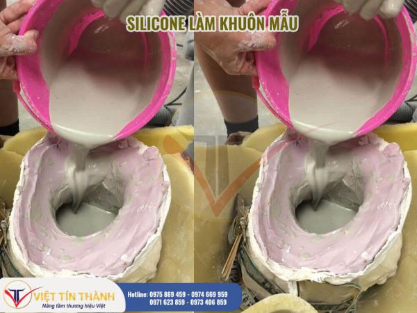 silicone làm khuôn mẫu