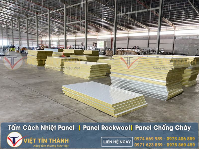 panel rockwool bông khoáng