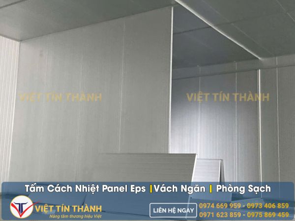 tấm cách nhiệt panel eps thi công phòng sạch