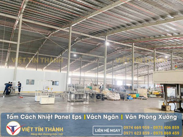 tấm cách nhiệt panel eps làm vách ngăn