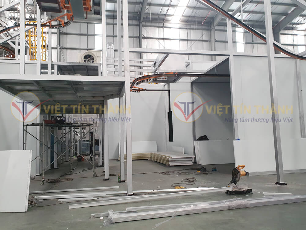 PANEL EPS PHÒNG SẠCH CÔNG TY CƠ KHÍ ĐỘNG LỰC TOÀN CẦU