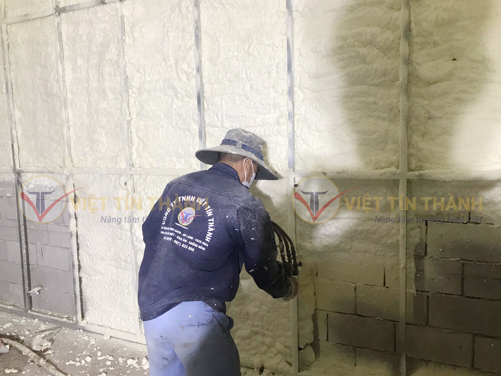 Phun Foam Cách Âm Khu Nghỉ Dưỡng Hàng Dương Quán