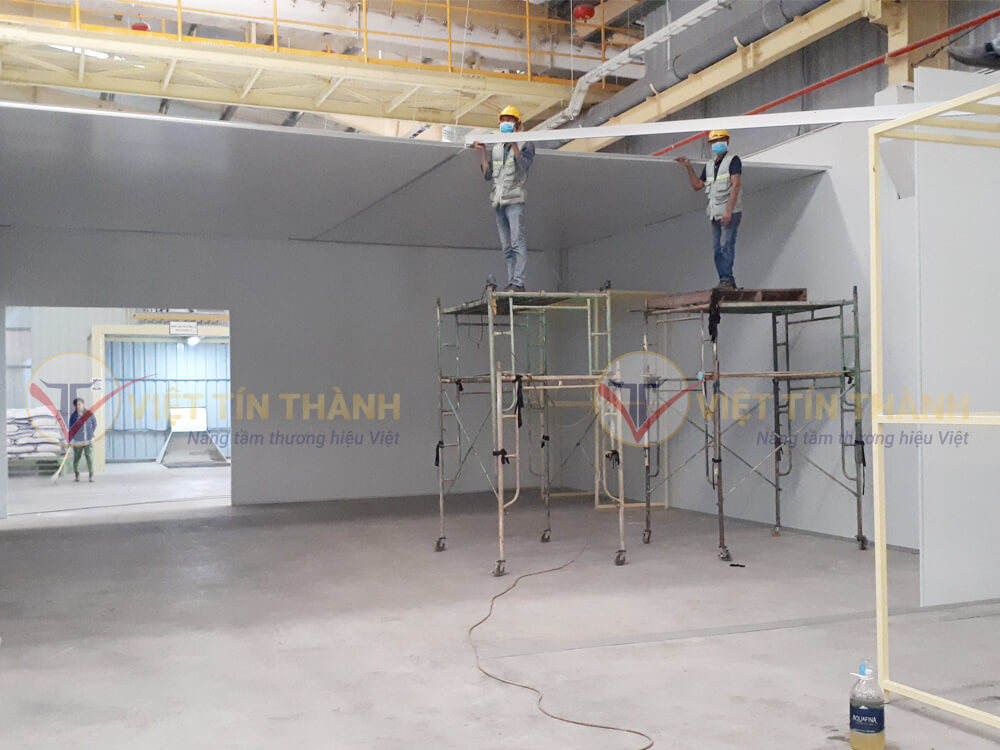 Panel Eps Phòng Sạch Công Ty CJ Vĩnh Long