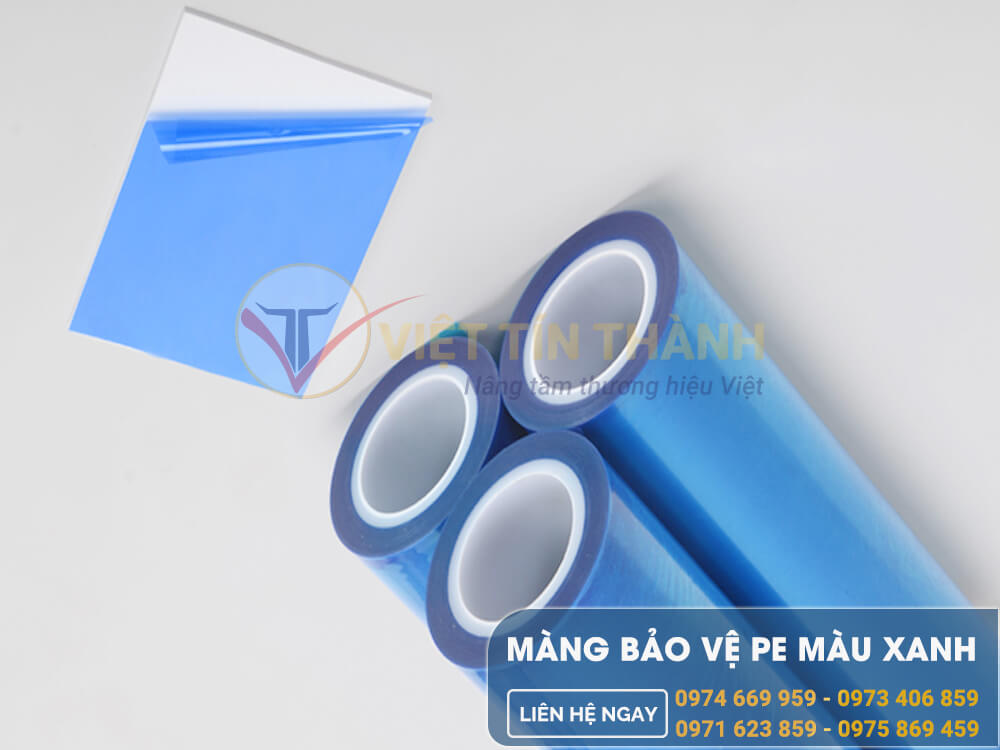 Màng bảo vệ Pe màu xanh